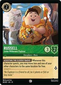 Russell - Junior Wilderness Explorer - Attack of the Vine! - Disney Lorcana card