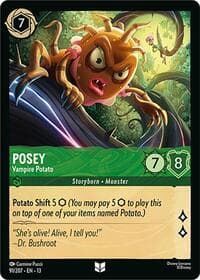 Posey - Vampire Potato - Attack of the Vine! - Disney Lorcana card