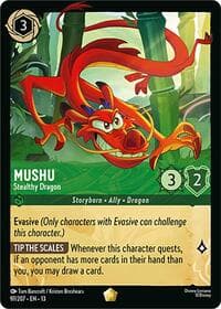 Mushu - Stealthy Dragon - Attack of the Vine! - Disney Lorcana card