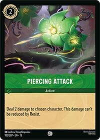 Piercing Attack - Attack of the Vine! - Disney Lorcana card