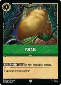 Potato - Attack of the Vine! - Disney Lorcana card