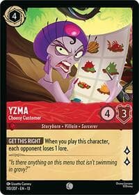 Yzma - Choosy Customer - Attack of the Vine! - Disney Lorcana card