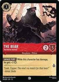 The Bear - Territorial Animal - Attack of the Vine! - Disney Lorcana card