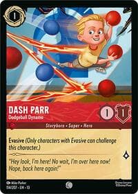 Dash Parr - Dodgeball Dynamo - Attack of the Vine! - Disney Lorcana card