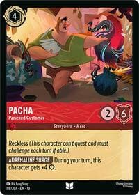 Pacha - Panicked Customer - Attack of the Vine! - Disney Lorcana card