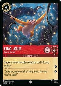 King Louie - King of Swing - Attack of the Vine! - Disney Lorcana card