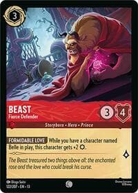 Beast - Fierce Defender - Attack of the Vine! - Disney Lorcana card