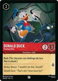 Donald Duck - Vineling Rider - Attack of the Vine! - Disney Lorcana card
