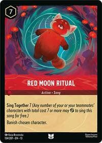Red Moon Ritual - Attack of the Vine! - Disney Lorcana card
