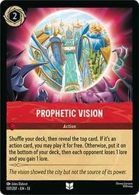 Prophetic Vision - Attack of the Vine! - Disney Lorcana card