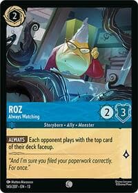 Roz - Always Watching - Attack of the Vine! - Disney Lorcana card