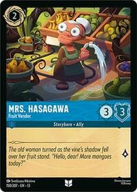 Mrs. Hasagawa - Fruit Vendor - Attack of the Vine! - Disney Lorcana card