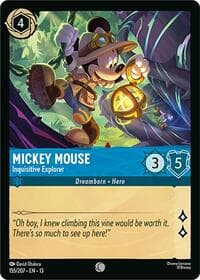 Mickey Mouse - Inquisitive Explorer - Attack of the Vine! - Disney Lorcana card