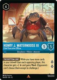Henry J. Waternoose III - Chief Executive Officer - Attack of the Vine! - Disney Lorcana card