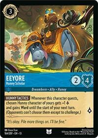 Eeyore - Hunny Scholar - Attack of the Vine! - Disney Lorcana card