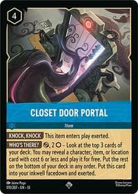 Closet Door Portal - Attack of the Vine! - Disney Lorcana card