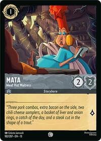 Mata - Meat Hut Waitress - Attack of the Vine! - Disney Lorcana card