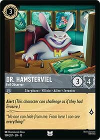 Dr. Hamsterviel - Evil Observer - Attack of the Vine! - Disney Lorcana card