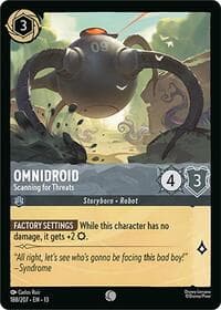 Omnidroid - Scanning for Threats - Attack of the Vine! - Disney Lorcana card