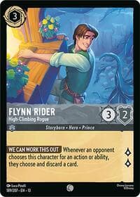 Flynn Rider - High-Climbing Rogue - Attack of the Vine! - Disney Lorcana card