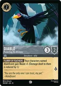 Diablo - Protecting His Mistress - Attack of the Vine! - Disney Lorcana card