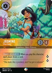 Jasmine - Vine Expert (Epic) - Attack of the Vine! - Disney Lorcana card