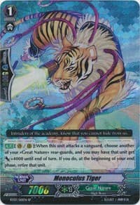 Monoculus Tiger (SP) - BT07: Rampage of the Beast King - Cardfight Vanguard card