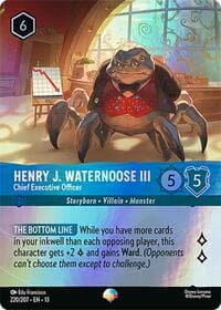 Henry J. Waternoose III - Chief Executive Officer (Epic) - Attack of the Vine! - Disney Lorcana card