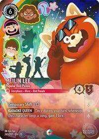 Meilin Lee - Popular Red Panda (Enchanted) - Attack of the Vine! - Disney Lorcana card