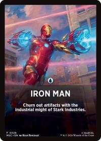 Iron Man Theme Card - Commander: Marvel Super Heroes - Magic: The Gathering card