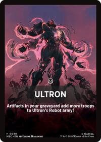 Ultron Theme Card - Commander: Marvel Super Heroes - Magic: The Gathering card