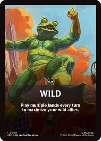 Wild Theme Card - Commander: Marvel Super Heroes - Magic: The Gathering card