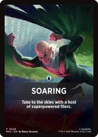 Soaring Theme Card - Commander: Marvel Super Heroes - Magic: The Gathering card