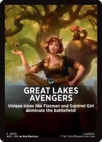 Great Lakes Avengers Theme Card - Commander: Marvel Super Heroes - Magic: The Gathering card