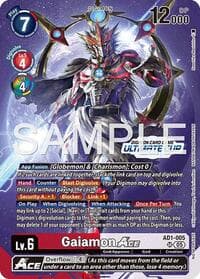 Gaiamon ACE (Ultimate Cup 26-27 Season 2) - Advanced Booster Digimon Generation - Digimon Card Game card
