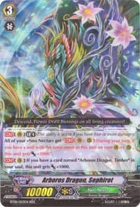 Arboros Dragon, Sephirot - BT08: Blue Storm Armada - Cardfight Vanguard card