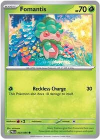 Fomantis - ME05: Pitch Black - Pokemon card