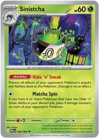 Sinistcha - ME05: Pitch Black - Pokemon card