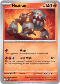 Heatran - ME05: Pitch Black - Pokemon card