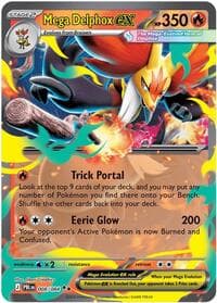 Mega Delphox ex - ME05: Pitch Black - Pokemon card