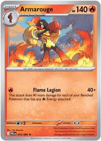 Armarouge - ME05: Pitch Black - Pokemon card
