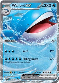 Wailord ex - ME05: Pitch Black - Pokemon card