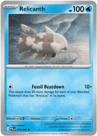 Relicanth - ME05: Pitch Black - Pokemon card