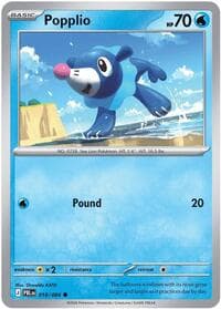 Popplio - ME05: Pitch Black - Pokemon card