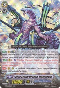 Blue Storm Dragon, Maelstrom - BT08: Blue Storm Armada - Cardfight Vanguard card