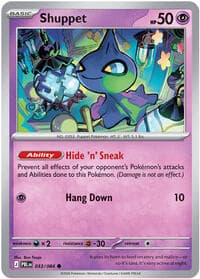 Shuppet - ME05: Pitch Black - Pokemon card