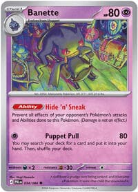 Banette - ME05: Pitch Black - Pokemon card