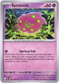 Spiritomb - ME05: Pitch Black - Pokemon card