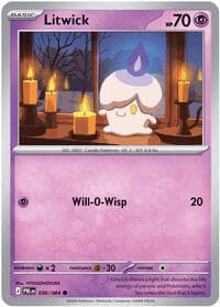 Litwick - ME05: Pitch Black - Pokemon card