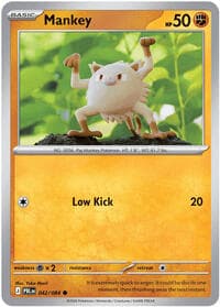 Mankey - ME05: Pitch Black - Pokemon card
